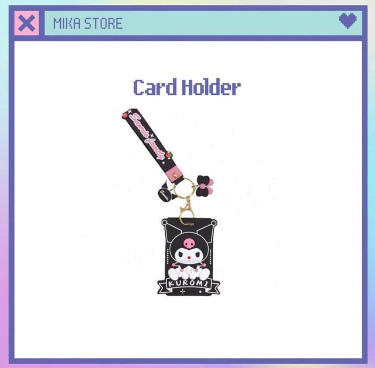 Kuromi card holder