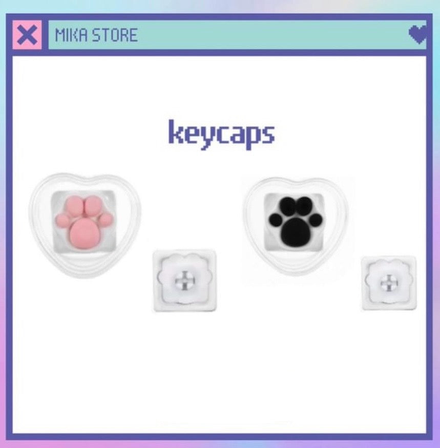 1 paw keycaps