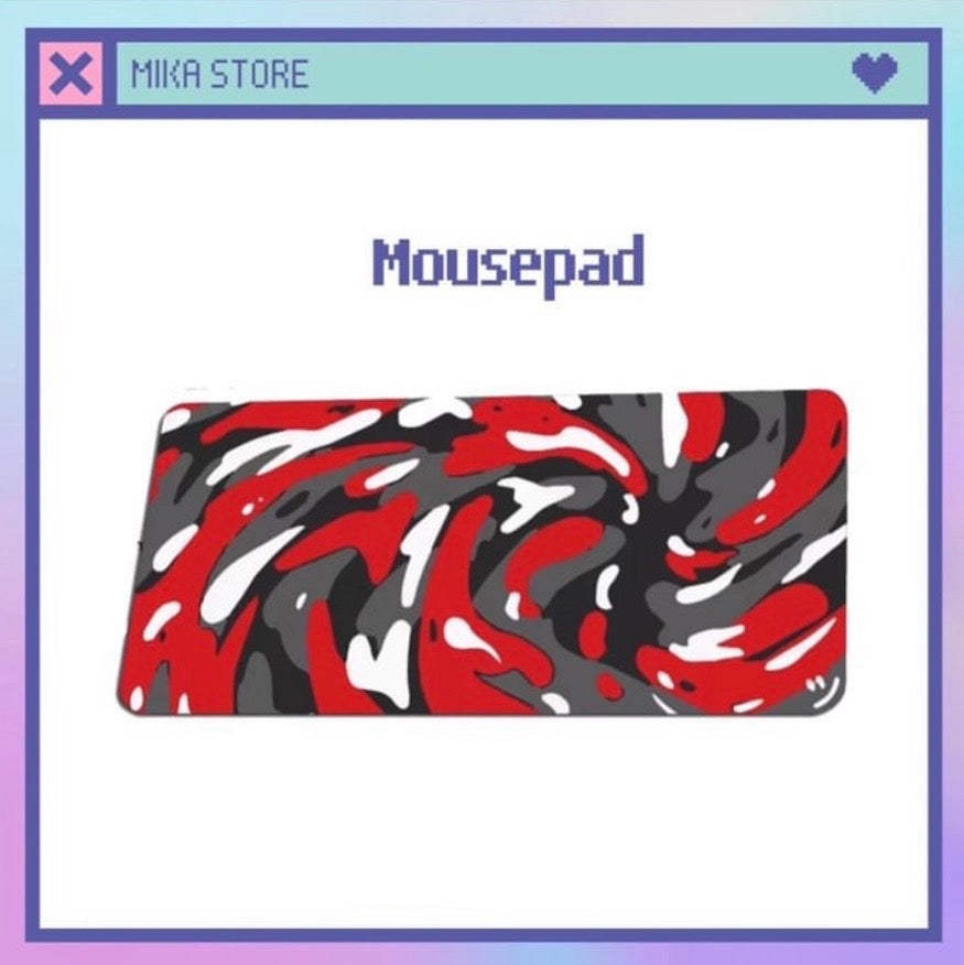 Scarlet red mousepad