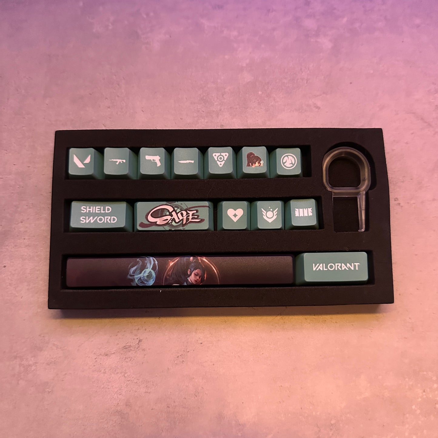 Sage keycaps