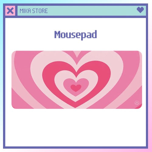 Heart mousepad