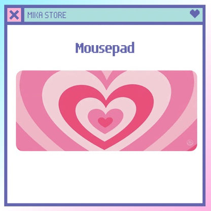 Heart mousepad