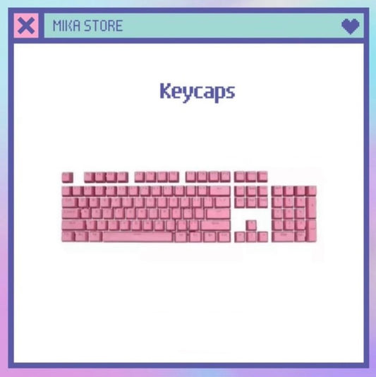 Pink keycaps