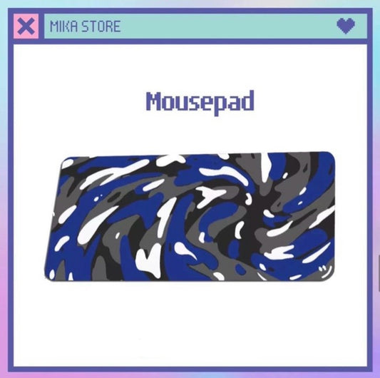 Navy blue mousepad