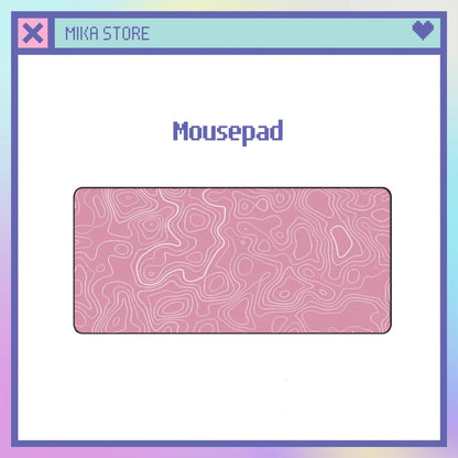 Pink Topo mousepad