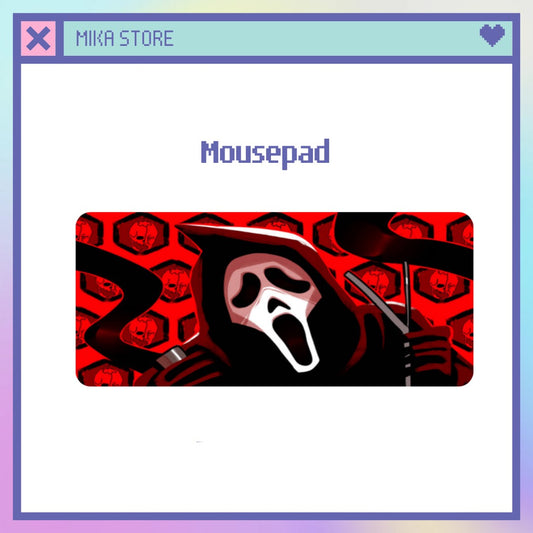 Red ghost mousepad