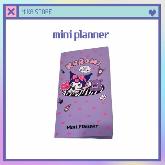 Kuromi mini planner